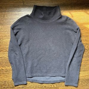 Banana Republic navy mock neck turtleneck